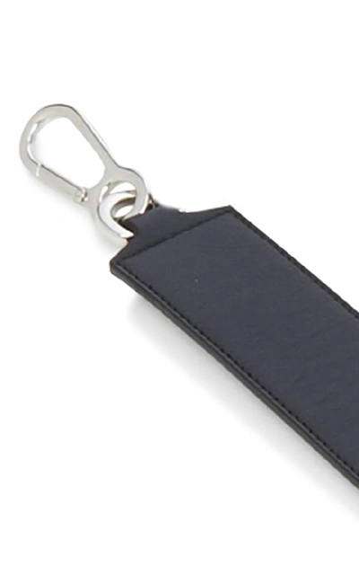 Shop Loewe Degrade Calf Leather Strap In Grey