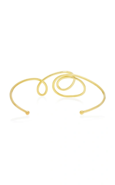 Shop Joanna Laura Constantine Gold-plated Knot Choker Necklace