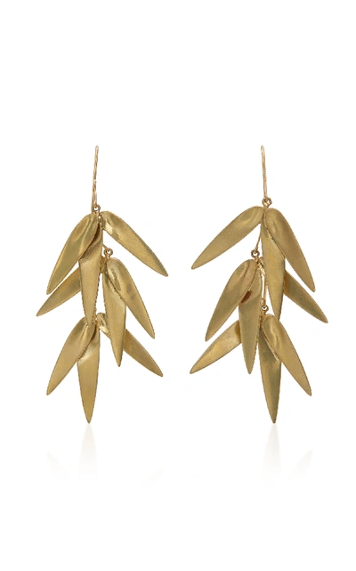 Shop Annette Ferdinandsen Exclusive: Golden Bamboo Cluster Earring