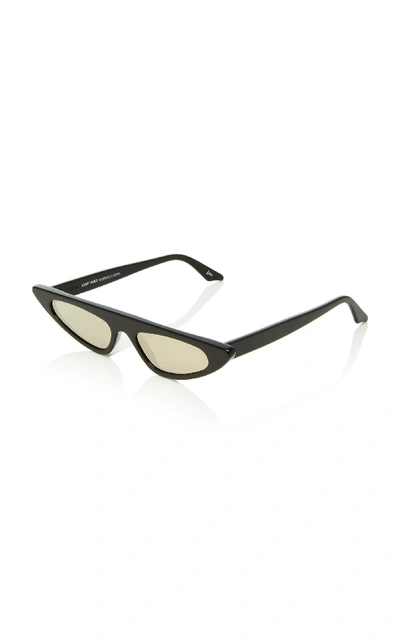 Shop Andy Wolf Florence Cat Eye Acetate Sunglasses In Black