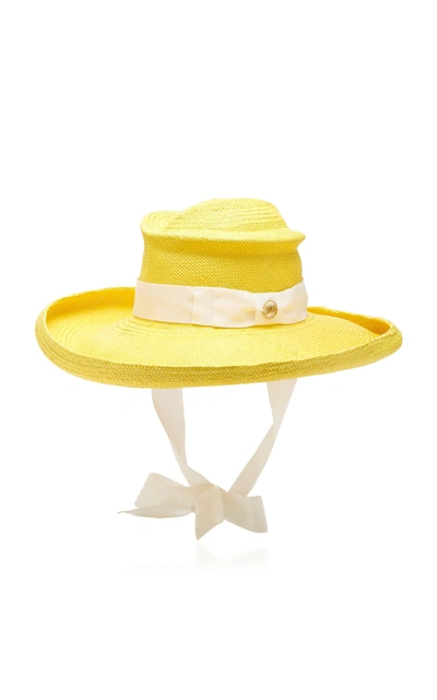 Shop Gladys Tamez Millinery Newport Hat In Yellow