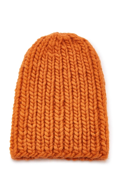 Shop I Love Mr Mittens Ribble Wool Beanie In Orange