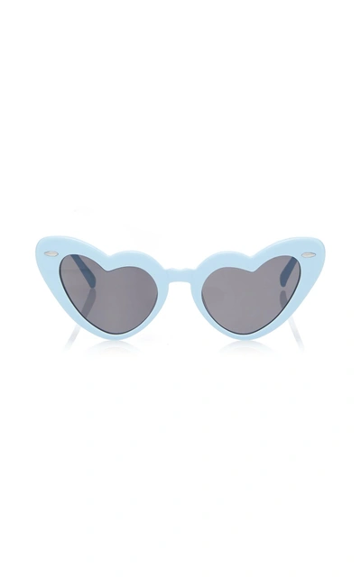 Shop Takesh Jadore Sunglasses In Blue