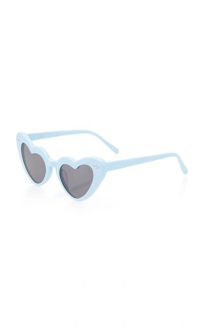Shop Takesh Jadore Sunglasses In Blue
