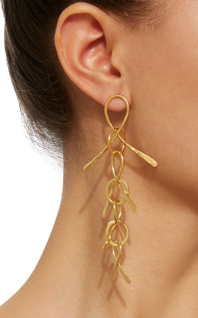 Shop Kalmar Gold-plated Brass Earrings
