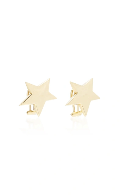 Shop Mahnaz Collection Limited Edition 18k Gold Star Earrings By Angela Cummings For Tiffany & Co. C.1980