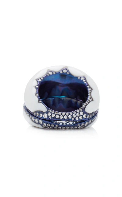 Shop Arunashi One-of-a-kind Tourmaline Ring In Blue