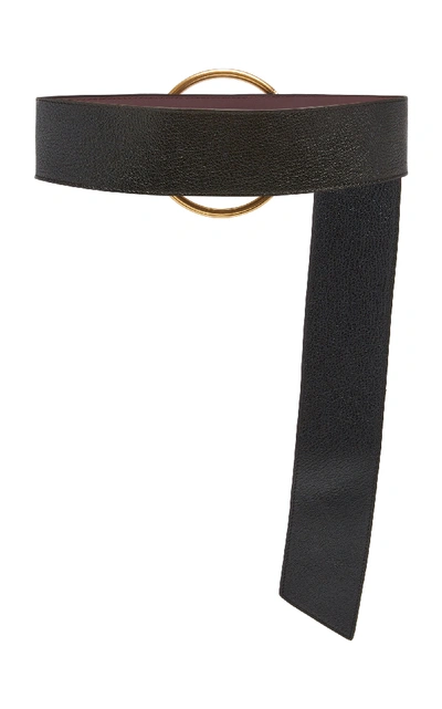 Shop Givenchy Leather Belt In Black