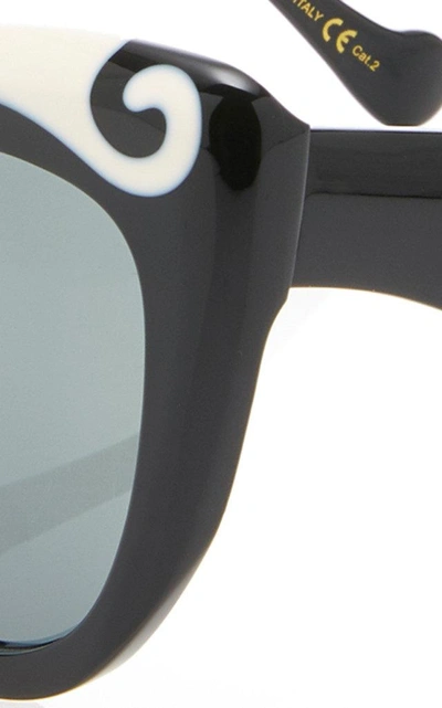 Shop Catherine De Medici Naomi Sunglasses In Black