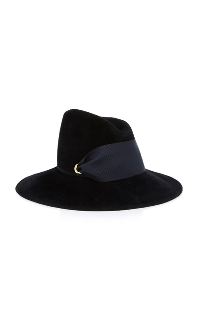 Shop Gigi Burris Drake Rabbit Fur Felt Fedora Hat In Black