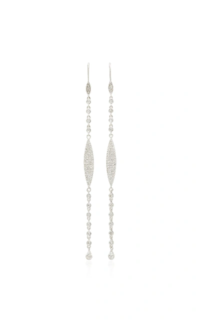 Shop Meira T 14k Gold White Diamond Earrings
