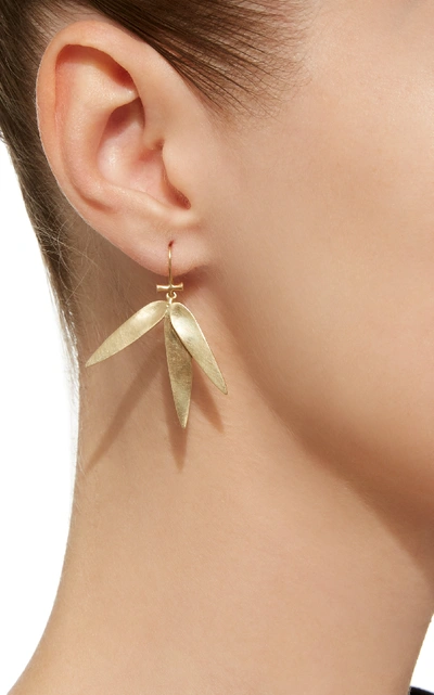 Shop Annette Ferdinandsen Bamboo 14k Gold Earrings