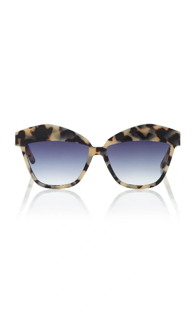 Shop Jplus Classic Black Acetate Sunglasses In Brown