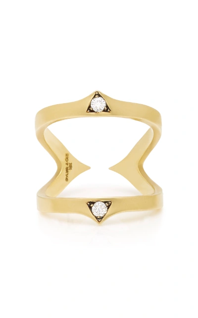 Shop Sylva & Cie 18k Gold Diamond Ring