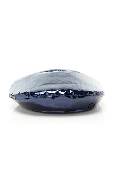 Shop Maison Michel New Billy Beret In Navy