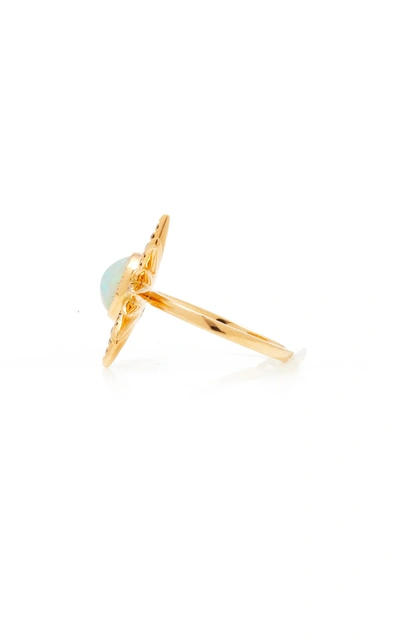 Shop Jenny Dee Electra Maxima Opal Ring In Pink