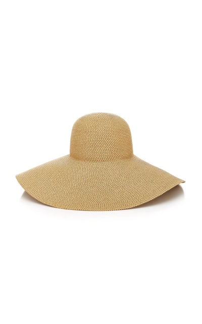 Shop Eric Javits Floppy Sun Hat In Neutral