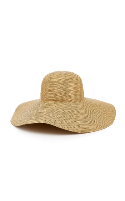 Shop Eric Javits Floppy Sun Hat In Neutral