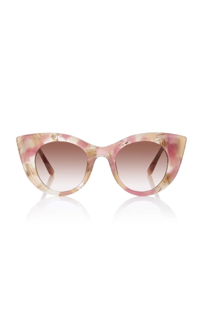 Shop Thierry Lasry Cat-eye Acetate Sunglasses In Pink
