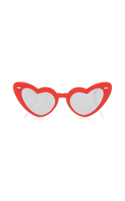 Shop Takesh M'o Exclusive Jadore Sunglasses In Red
