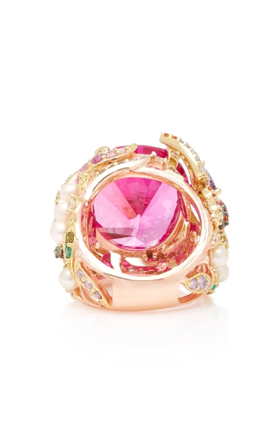 Shop Anabela Chan Rose Swallowtail Pink Sapphire Ring