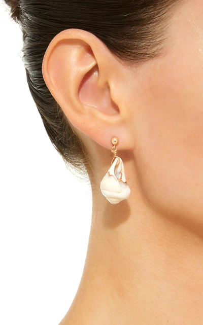 Shop Svnr Droplet Single Earring In White