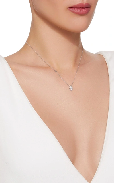 Shop Sara Weinstock Reverie Pear Shape Necklace In White