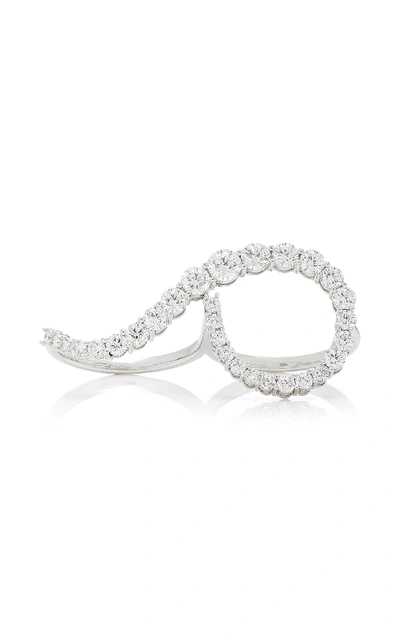 Shop Melissa Kaye Aria Grace Ring In White