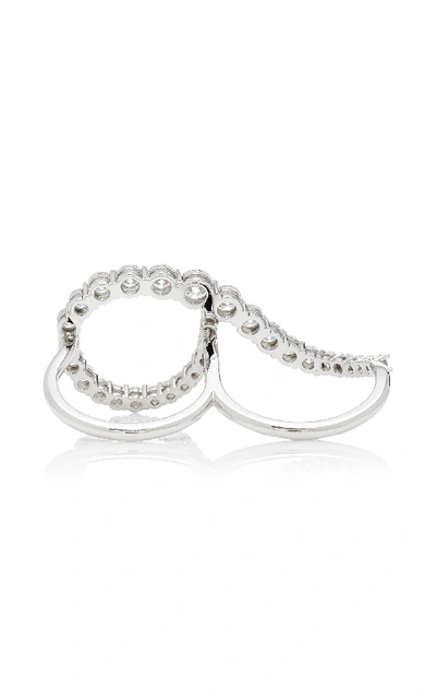 Shop Melissa Kaye Aria Grace Ring In White