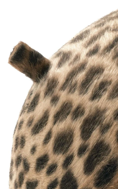 Shop Lola Hats Frenchy Leopard-print Felt Beret In Animal