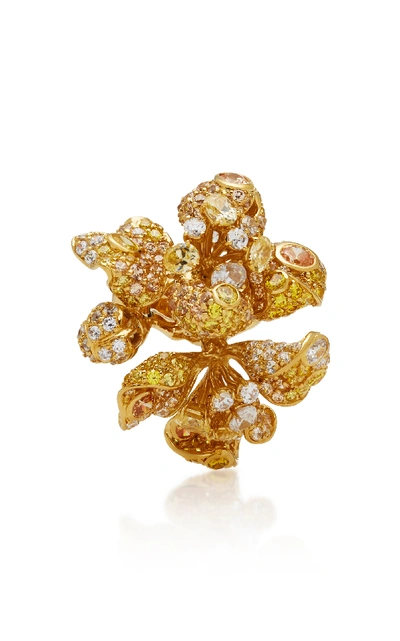 Shop Anabela Chan Bloomingdale 18k Gold Diamond Ring