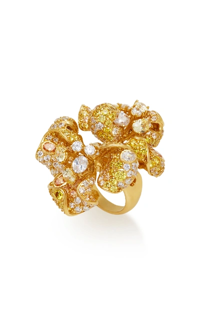 Shop Anabela Chan Bloomingdale 18k Gold Diamond Ring