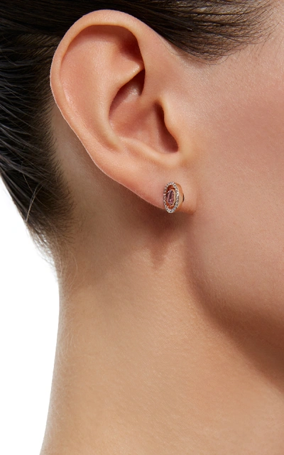 Shop Marie Mas Swiveling Side Stud Earrings In Multi