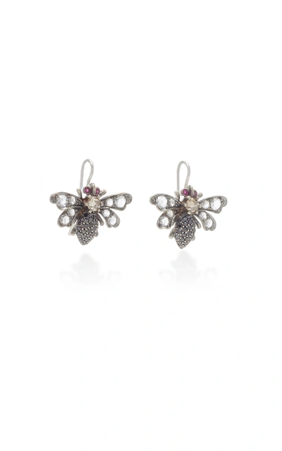 Shop Sylva & Cie Bee Earrings In Multi