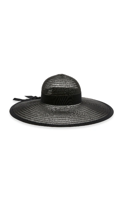 Shop Eugenia Kim The Bunny Straw Hat In Black