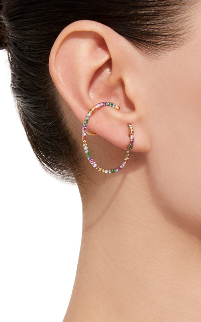 Shop Ana Khouri Single Multicolor Lily Earring