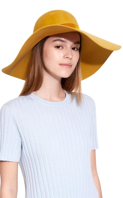 Shop Yestadt Millinery Goldy Wide-brim Felt Hat