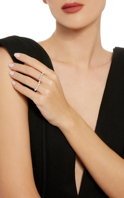 Shop Melissa Kaye Margo Wave Ring In White