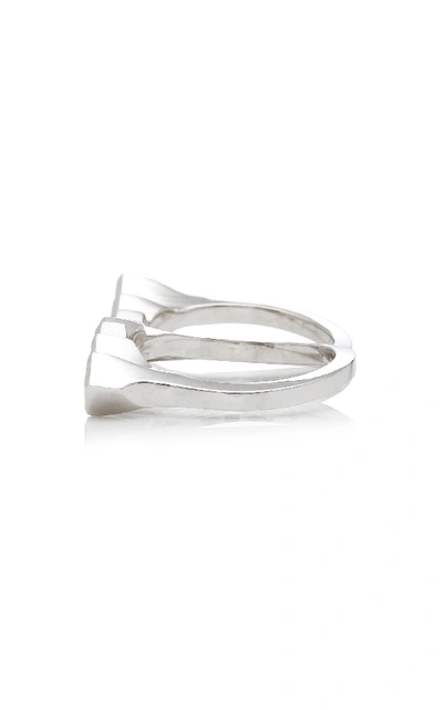 Shop Melissa Kaye Margo Wave Ring In White