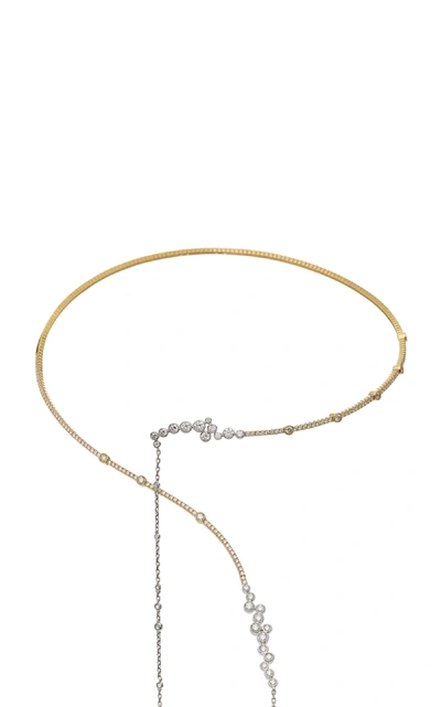 Shop Mike Joseph Amante Wrap Necklace In Gold