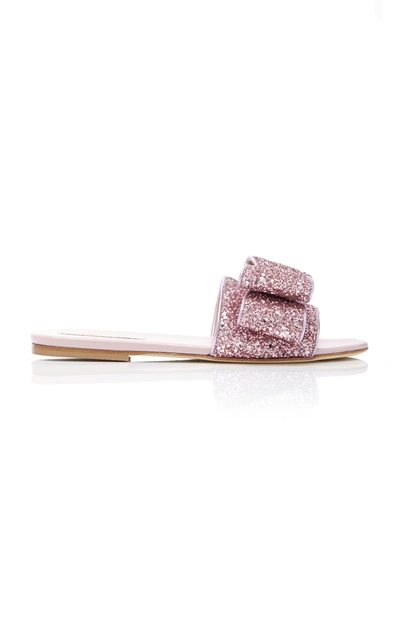 Shop Polly Plume Lola Bow Sandal In Pink