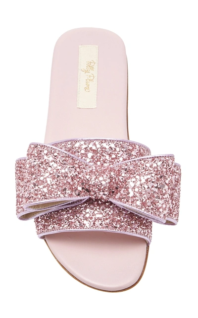 Shop Polly Plume Lola Bow Sandal In Pink