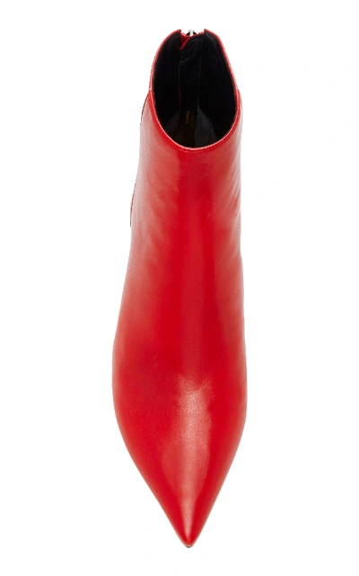 Shop Alexandre Birman M'o Exclusive Kittie Leather Boots In Red