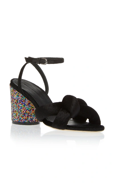 Shop Marco De Vincenzo Glitter Sandal In Multi