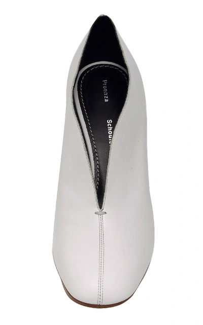 Shop Proenza Schouler Speckled Heel Bootie In White