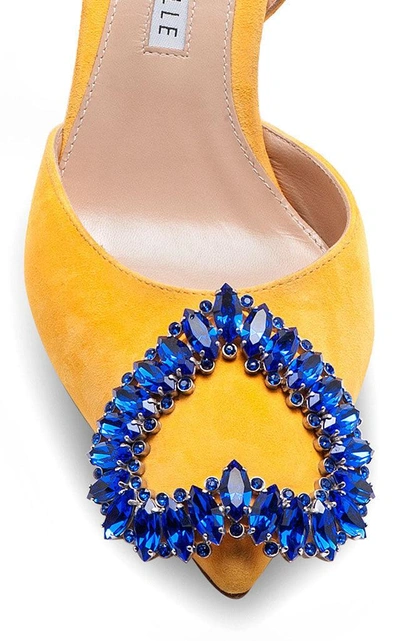 Shop A By Anabelle Jardin Majorelle Amor Pump In Yellow