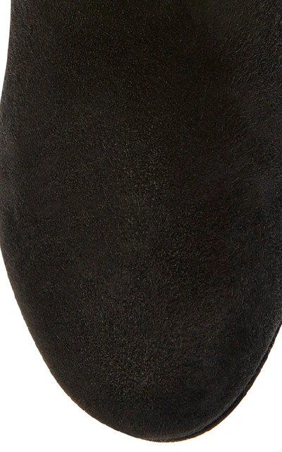 Shop Mansur Gavriel Shearling Boots In Black