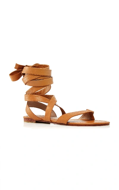Shop Johanna Ortiz M'o Exclusive: First World's Fair Sandal In Brown