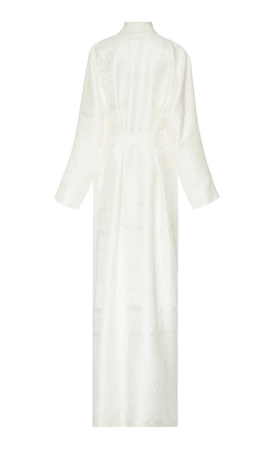 Shop Givenchy Long Evening Coat In White