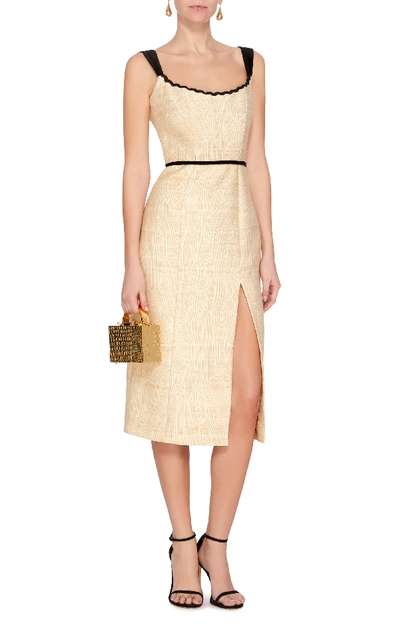 Shop Markarian M'o Exclusive Coneflower Dress In Neutral